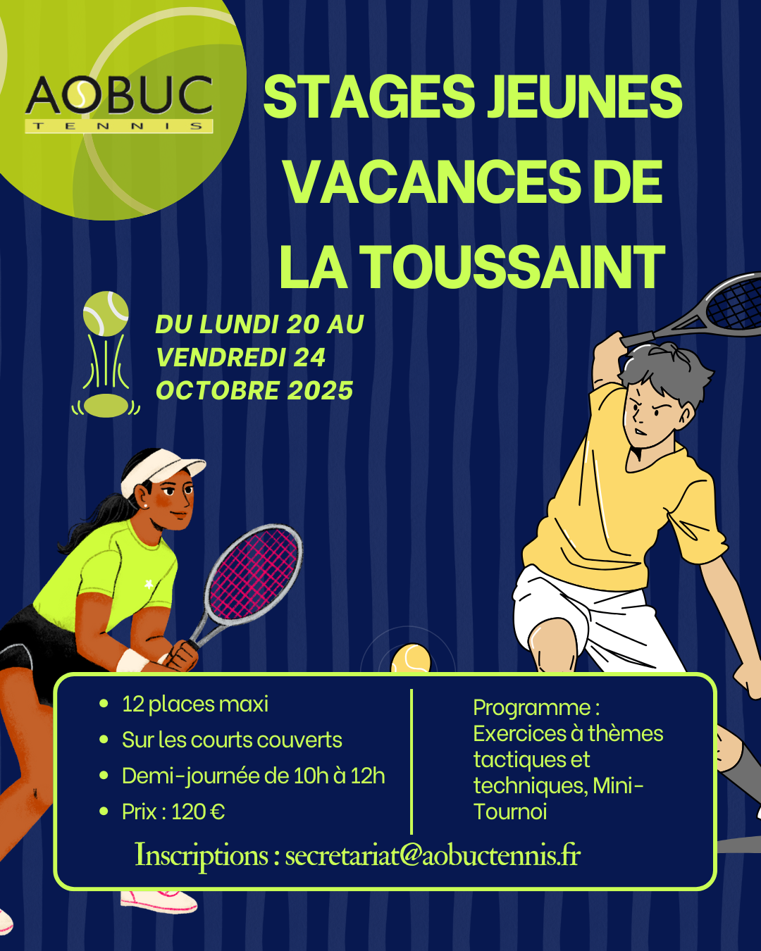 Stage de la Toussaint 2025