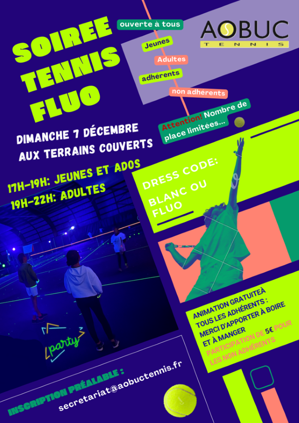 Animation Tennis fluo