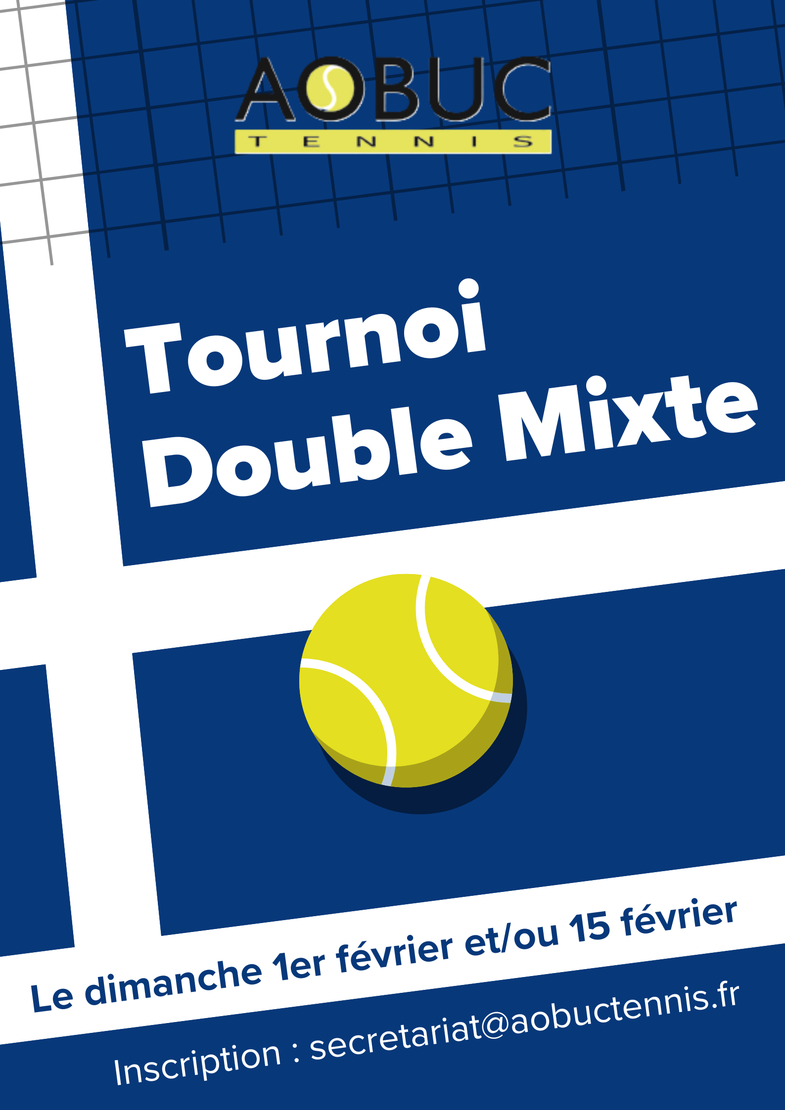 Tournoi double mixte 2026