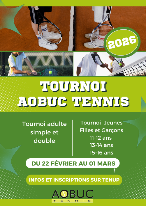TOURNOI Aobuc Tennis